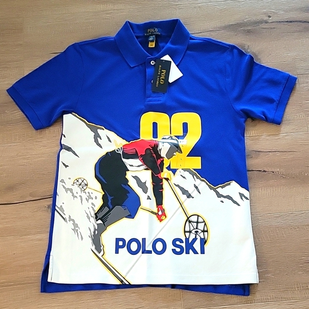 NWT Boys Ralph Lauren Short Sleeve Polo Shirt Size 14/16